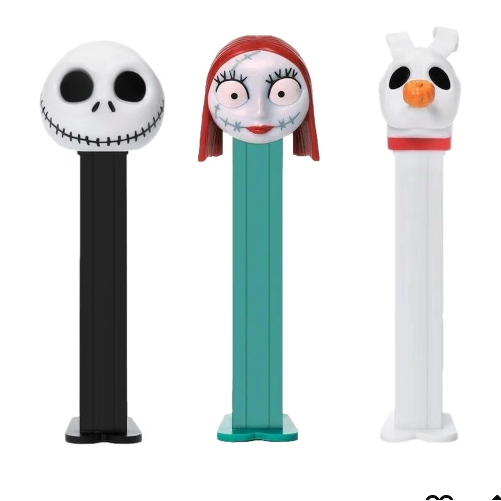 Spooky Character Candy Dispenser Set - Black, Teal, White
